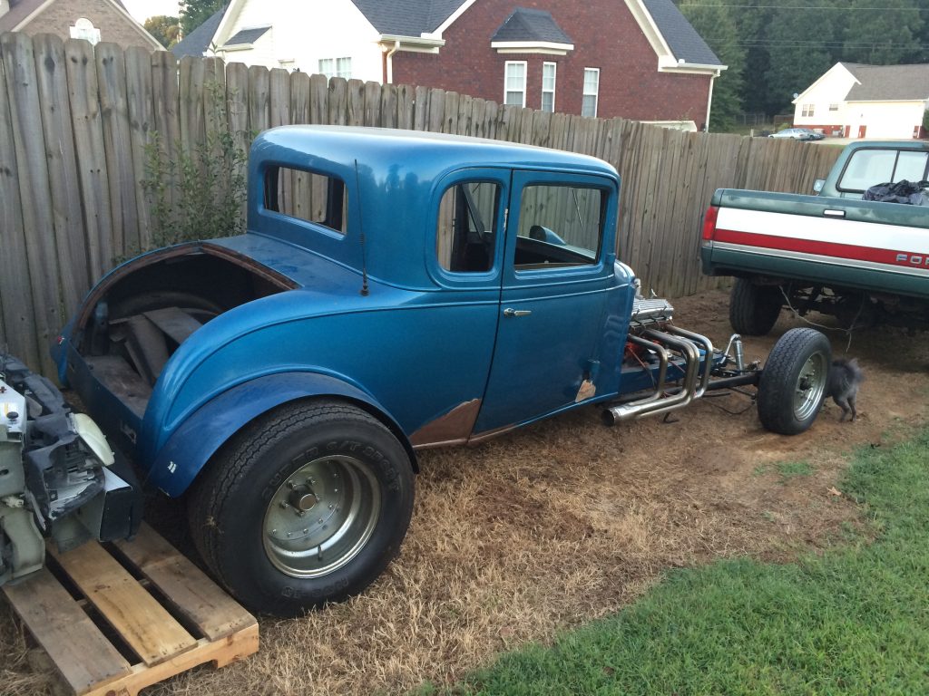 John's 1932 Chevy five-window coupe